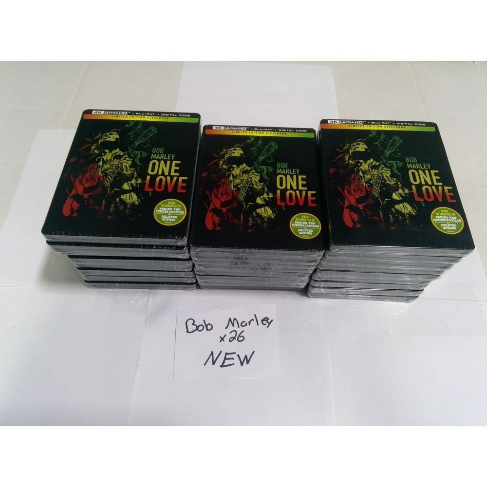 Paramount Bob Marley One Love 4K UHD Blu-ray Steelbook New Limited Edition 2024